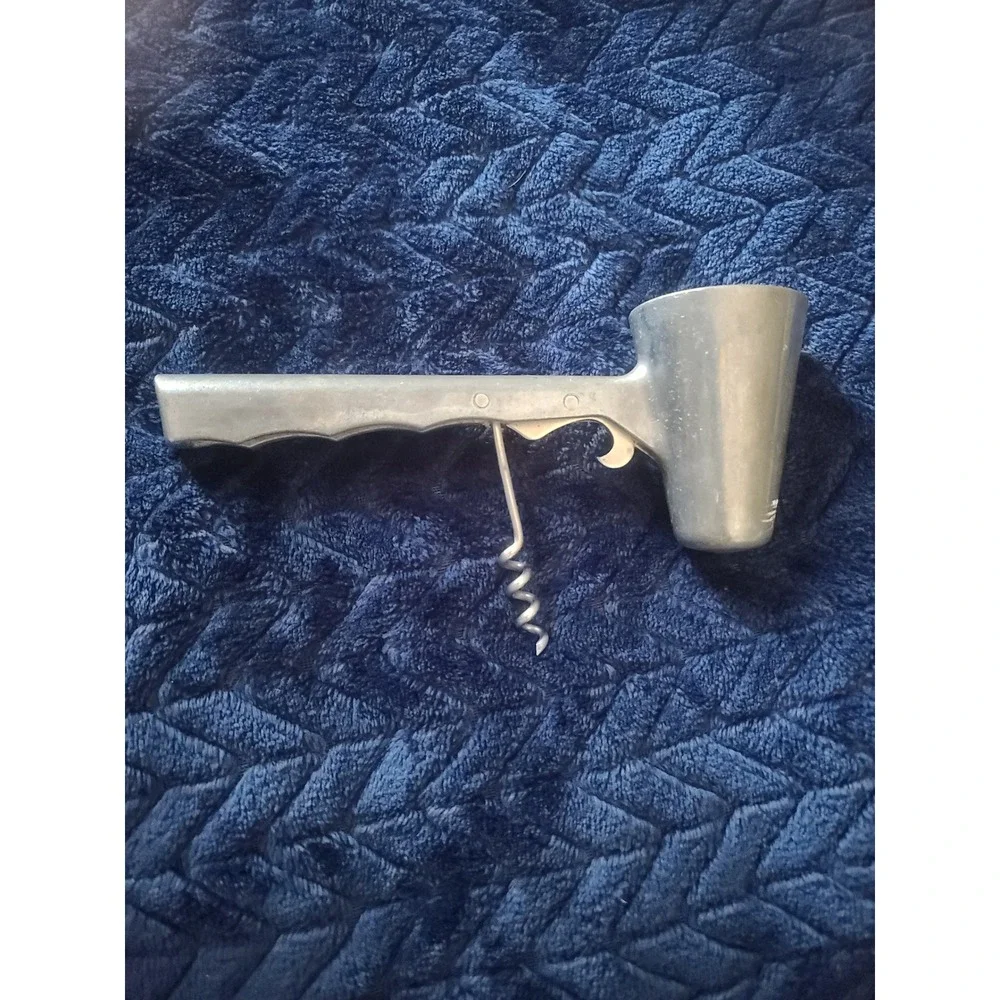 Vintage Fenton Barboy Multi Tool Aluminum Jigger Bottle Opener Corkscrew MCM